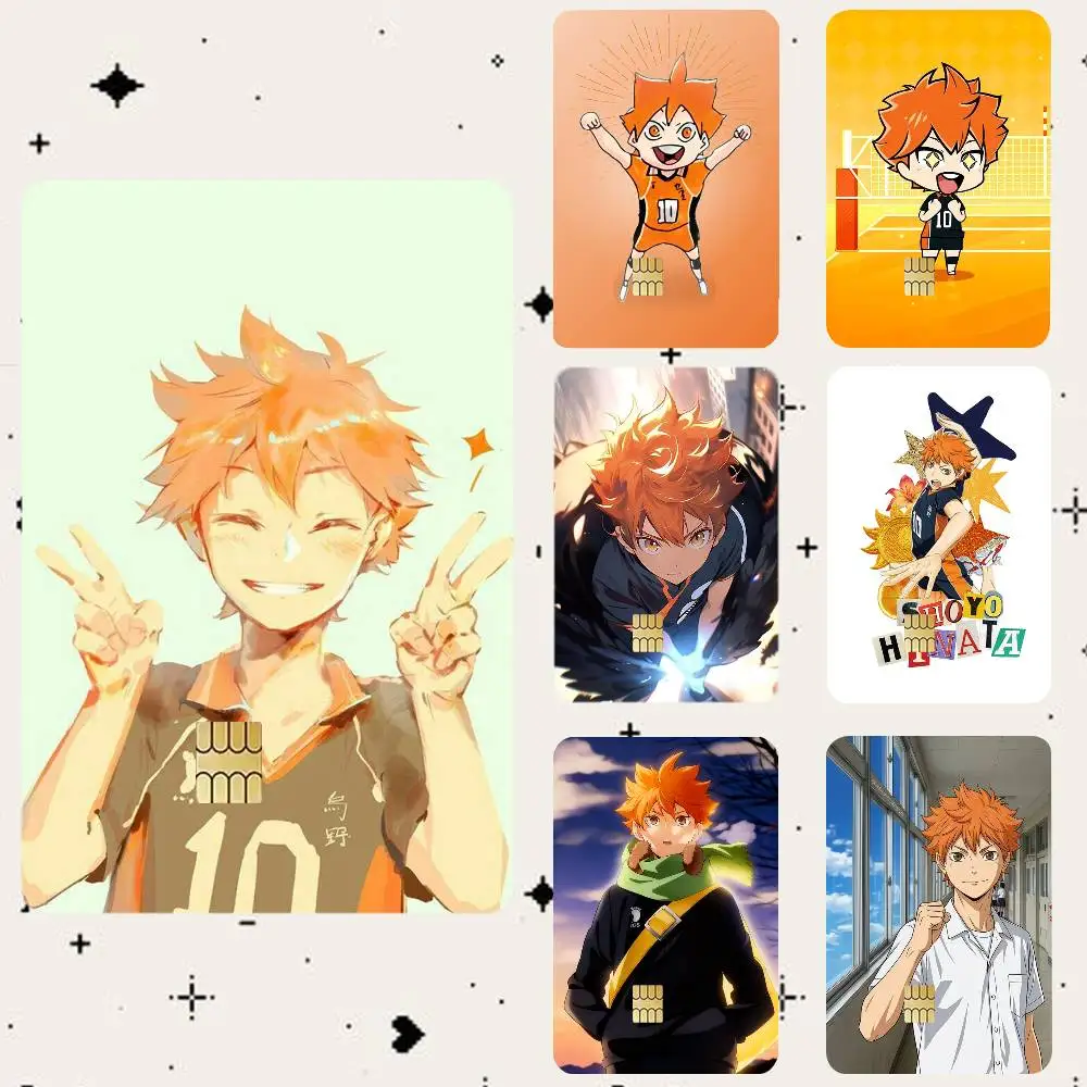 S-Shoyo Hinata Waterproof Bank Card Sticker Skin for Credit Debit Chip Cards Decorative Cover Film