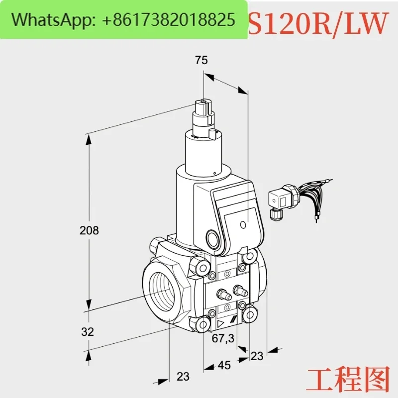 صمام الملف اللولبي بطيئة الفتح VAS115R/LW VAS120R/LW LK LQ VAS125R/LW