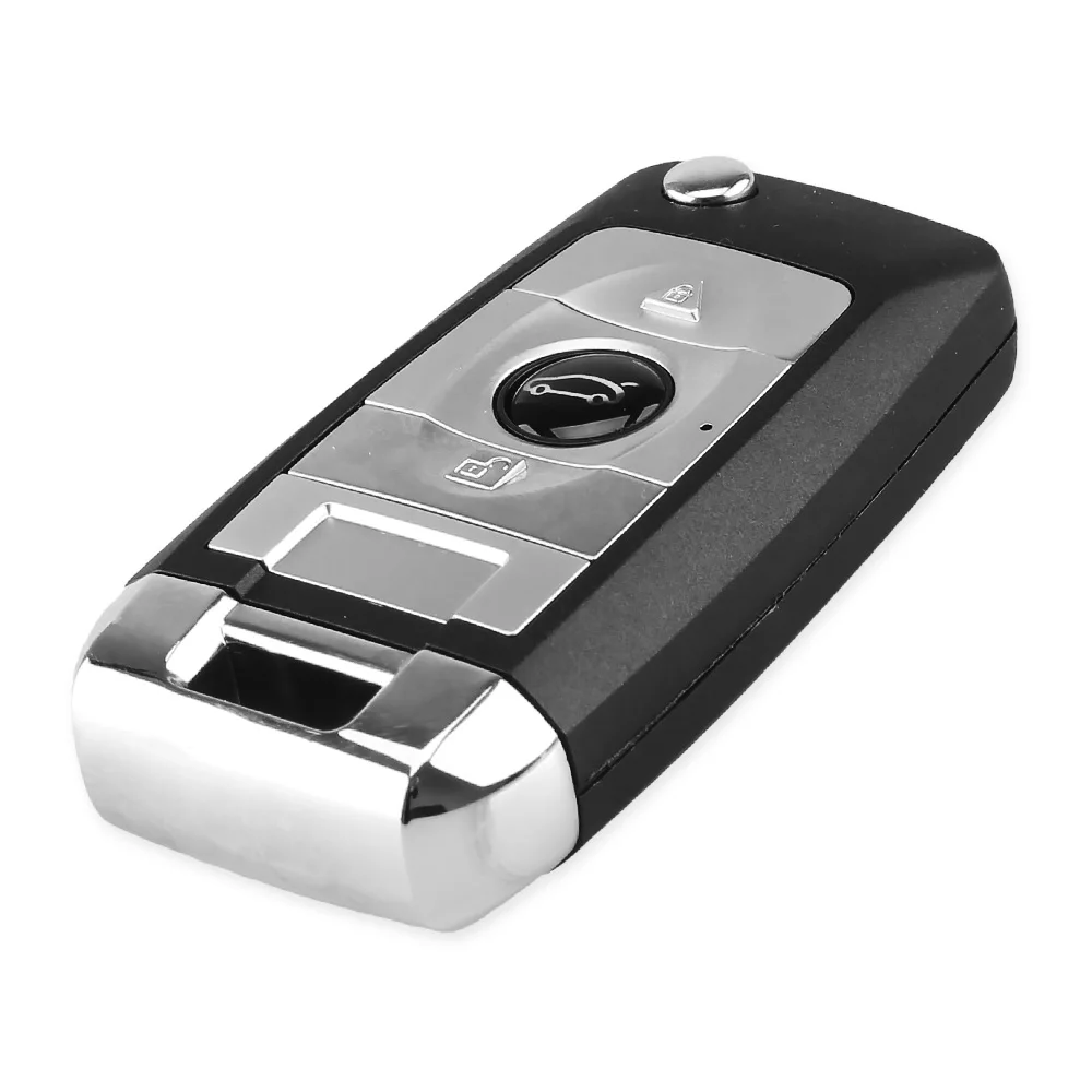 KEYYOU 3 Button Key Shell For VW Golf 4 5 Passat B5 B6 Polo Touran Jetta Seat Skoda Flip Modified Car HU66 Blade Remote Key Case