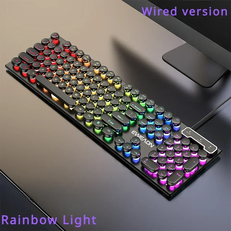 

Wired Mechanical Keyboard RGB ABS Keycaps Gaming Mouse Keyboard Earphone Set Floating Keycap Gamer Laptop Gifts