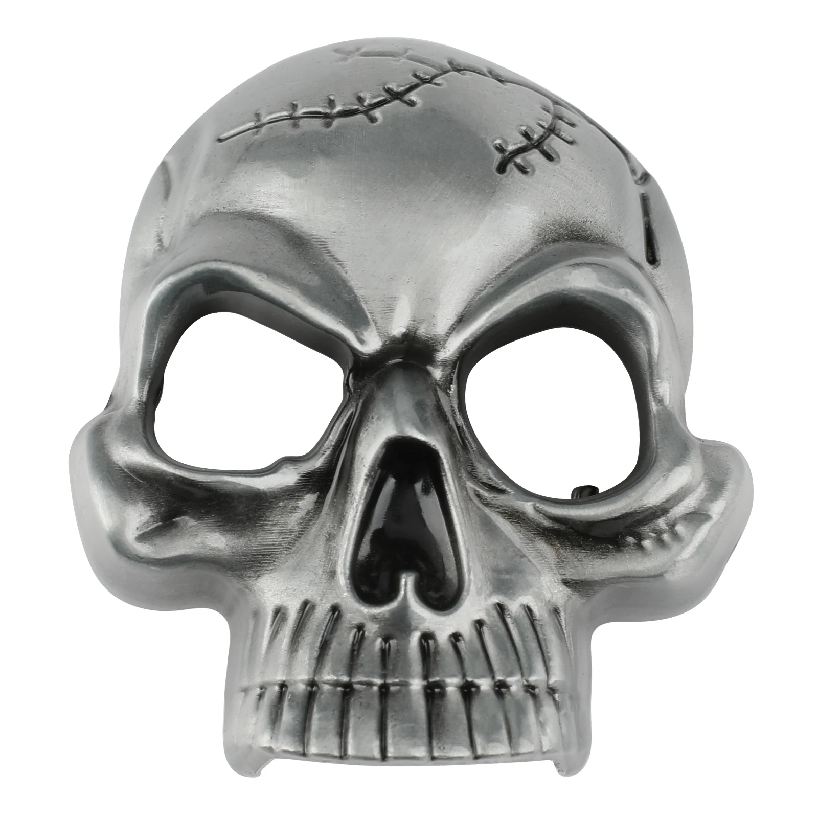 The scalp skull buckle head smooth alloy buckle