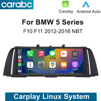 CARABC 10.25'' Car Multimedia Radio Wireless CarPlay Android Auto IPS Touch Screen For BMW NBT System 5 Series F10 F11