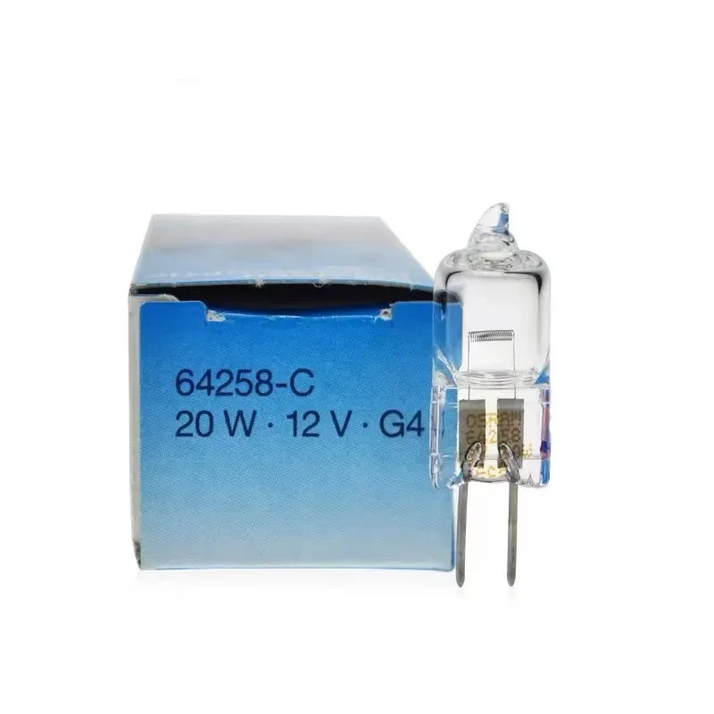 

Оригинальная галогенная лампа 12V20W 64258-C для полуавтоматического химического анализатора Dirui DR-7000 DR-7000D DR-7000E