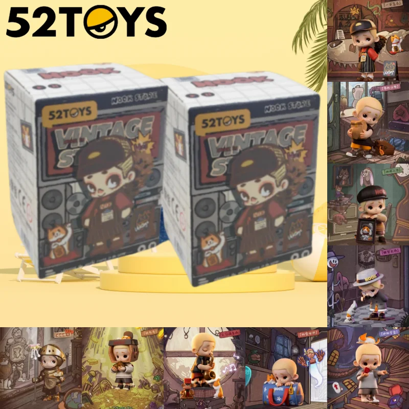 

52TOYS NOOK Adventure Vintage Store Series Blind Box Toys-Cute Anime Desktop Figurines Collectibles Mystery Gift Adults Kids