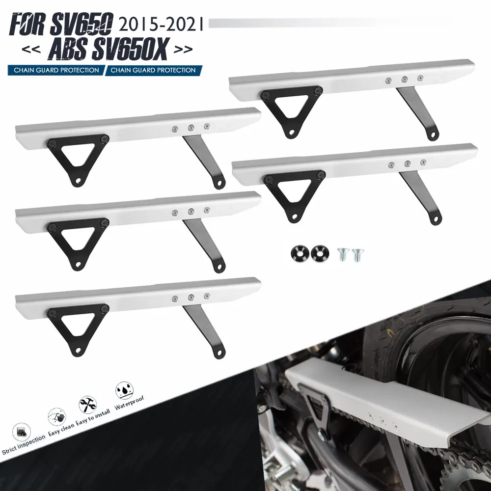 

For SUZUKI SV650 ABS 2015-2021 Motorcycle CNC Frame Protector Chain Guard Sprocket Guard Scratch Resistant Protection SV 650