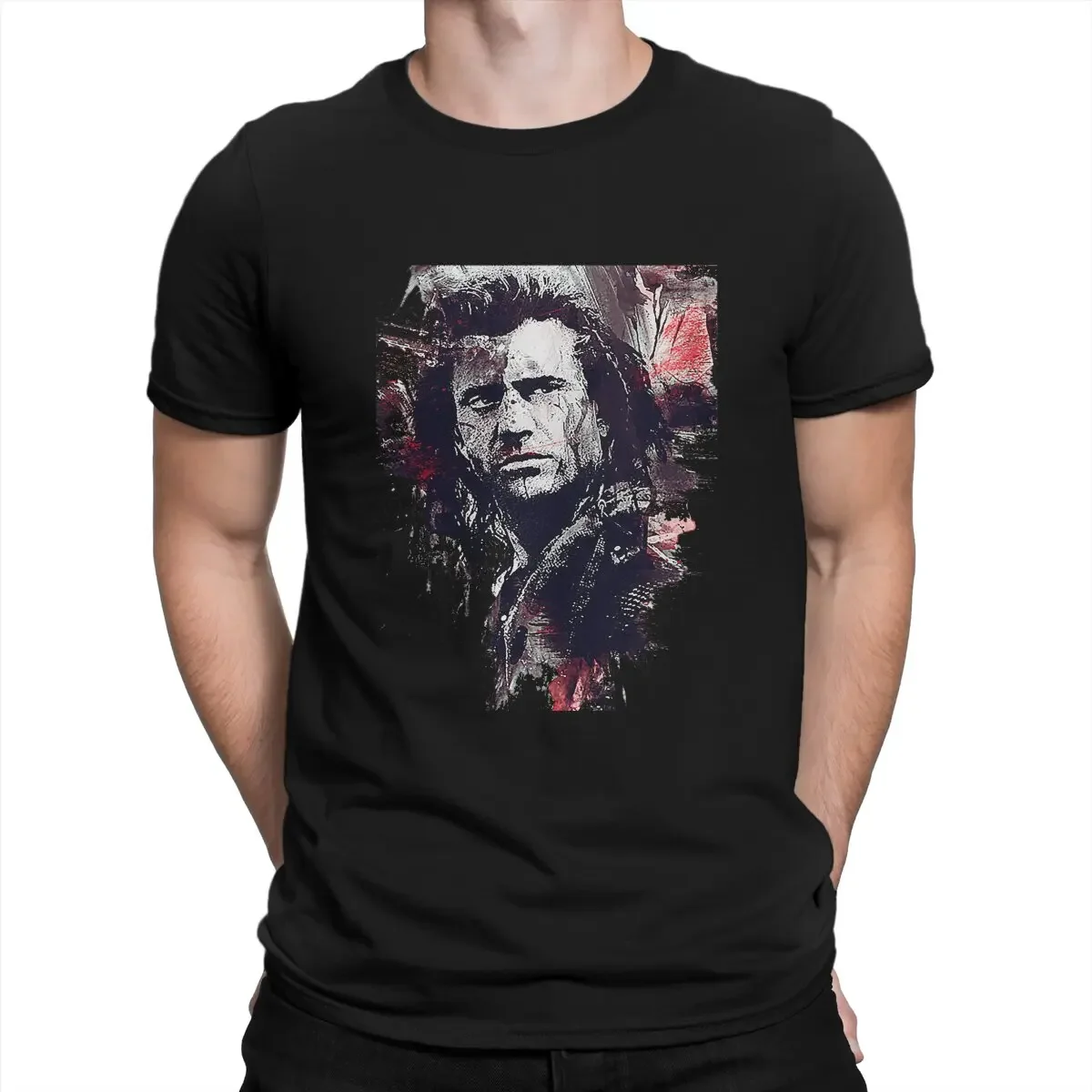 Braveheart William Wallace 100% Cotton Clothing Vintage Short Sleeve Round Neck Tees New Arrival T-Shirt Men Wallace  Cotton new