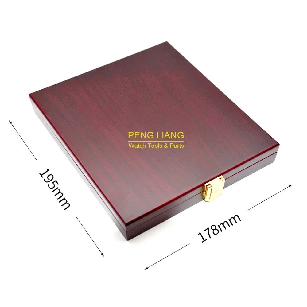 Herramientas de relojero, kit de destornillador con caja de madera * 10 hojas más 20 piezas, herramientas de reparación de relojes, herramientas para gafas