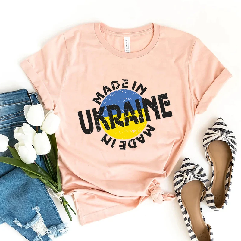 New Ukraine T Shirt Ukrainian Female T-Shirt Harajuku Tshirt 90s Tee Souvenir Confortable Tee Short Sleeve T-Shirts