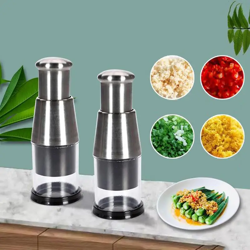 Manual Mini Vegetable Chopper Garlic Crusher Onion Grinder Hand Pressure Tomato Cutter Durable Kitchen Chopping Accessories