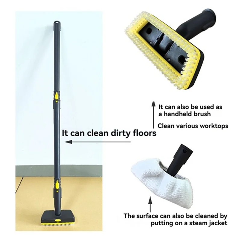 فرشاة بخار محمولة ورأس فرشاة قابلة للاستبدال لقطع غيار منظف البخار Karcher SC1 SC2 SC3 SC4 SC5