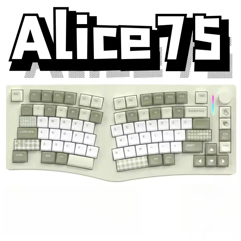 Feker Alice75 Sound Pack Positioning Board PORON Sandwich Cotton Bottom Cotton IXPE Switch Pad Mechanical Keyboard Accessories