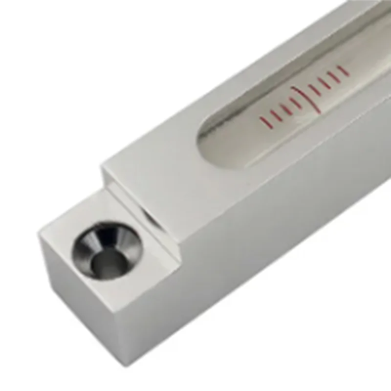 1 조각 스트립 레벨 버블 미니 스피릿 레벨 측정 장비 고정밀 금속