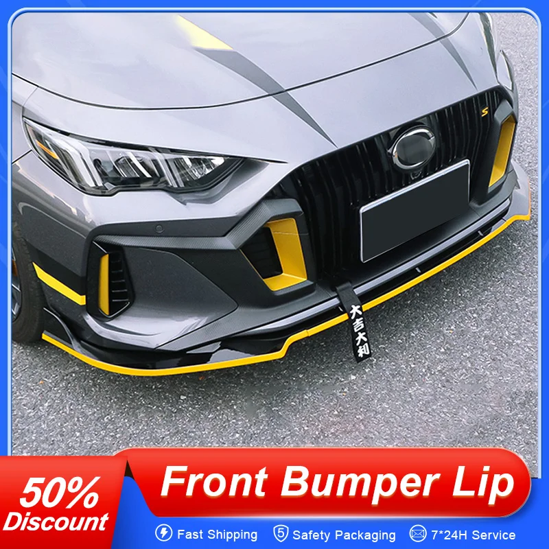 

For GAC Empow 2021 2022 2023 2024 Front Bumper Lip Chin Splitter Spoiler Diffuser Bodykit Exterior Upgrade Tuning Accessories