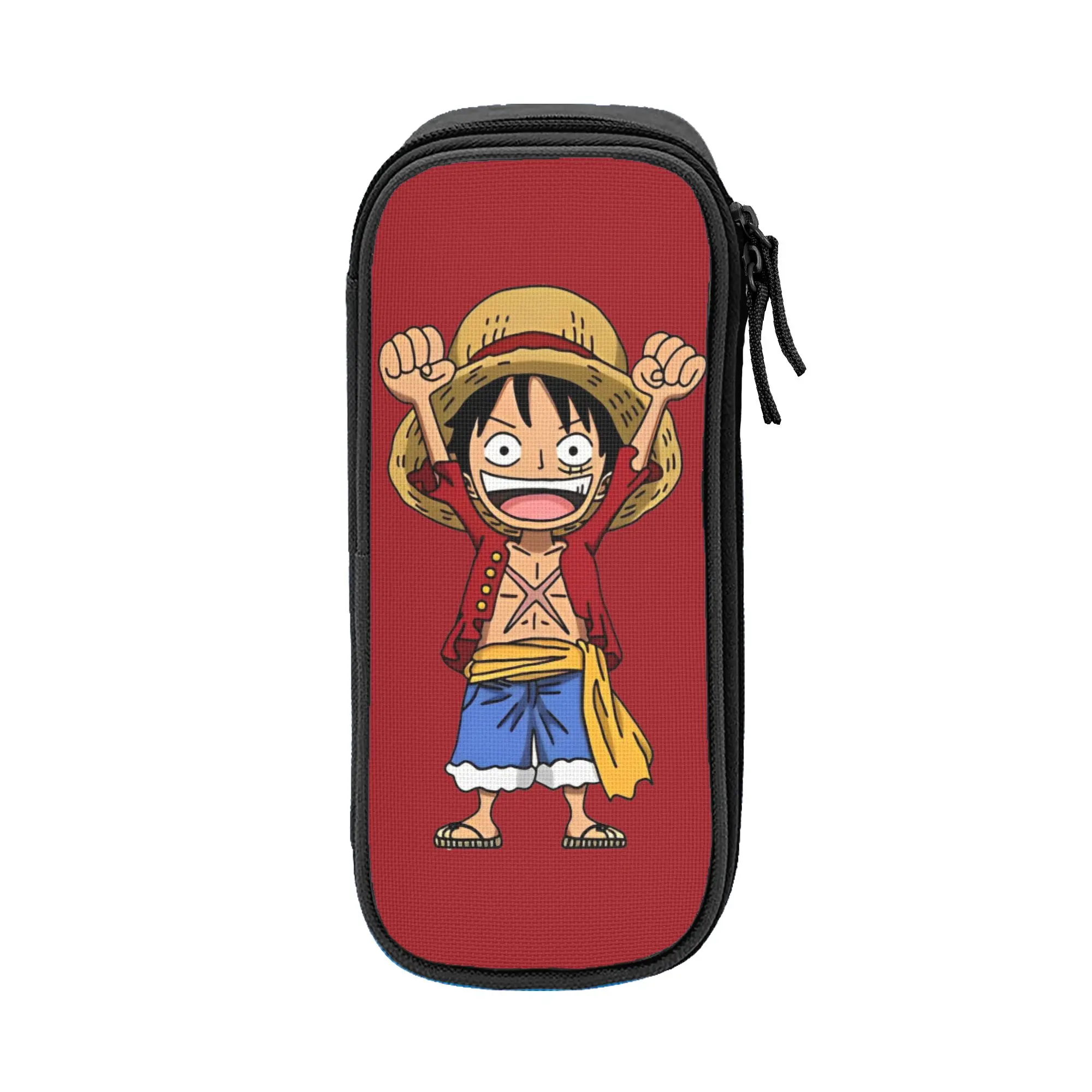 

o-one-piece-e onepiece luffys Pencil Case Lovely Pen Bag Kids Large Storage Students School Cosmetic Pencil Pouch
