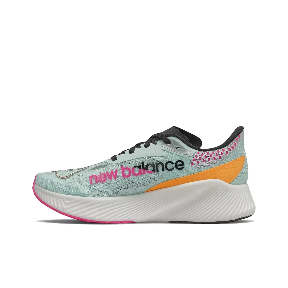 New Balance NB FuelCell RC Elite V2 Mesh Wear resistant And Lightweight Low top Carbon Plate Running Shoes Women's WRCELSV2