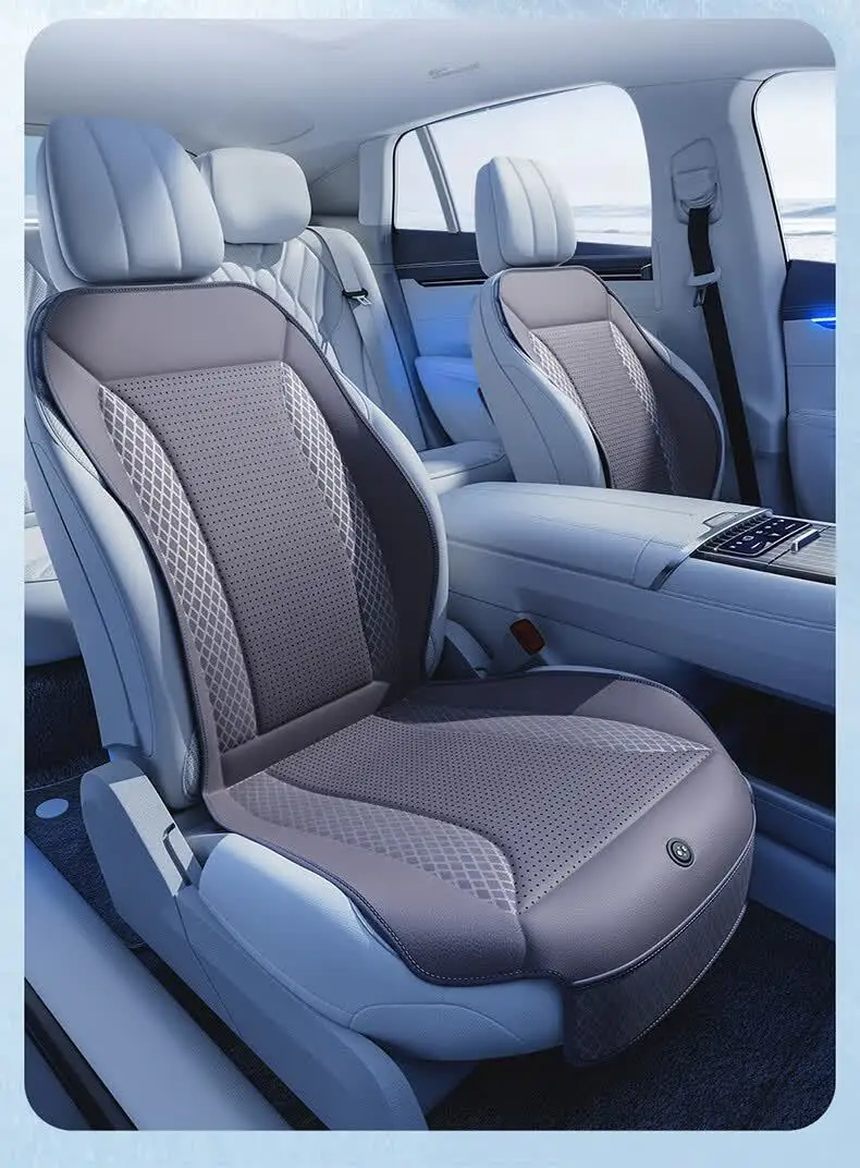 Cool Ventilation Seats Universal Car Seat Ventilation Cover Car Blowing Summer Cool SUV Car Seat Cushion Breathable Auto Cooling