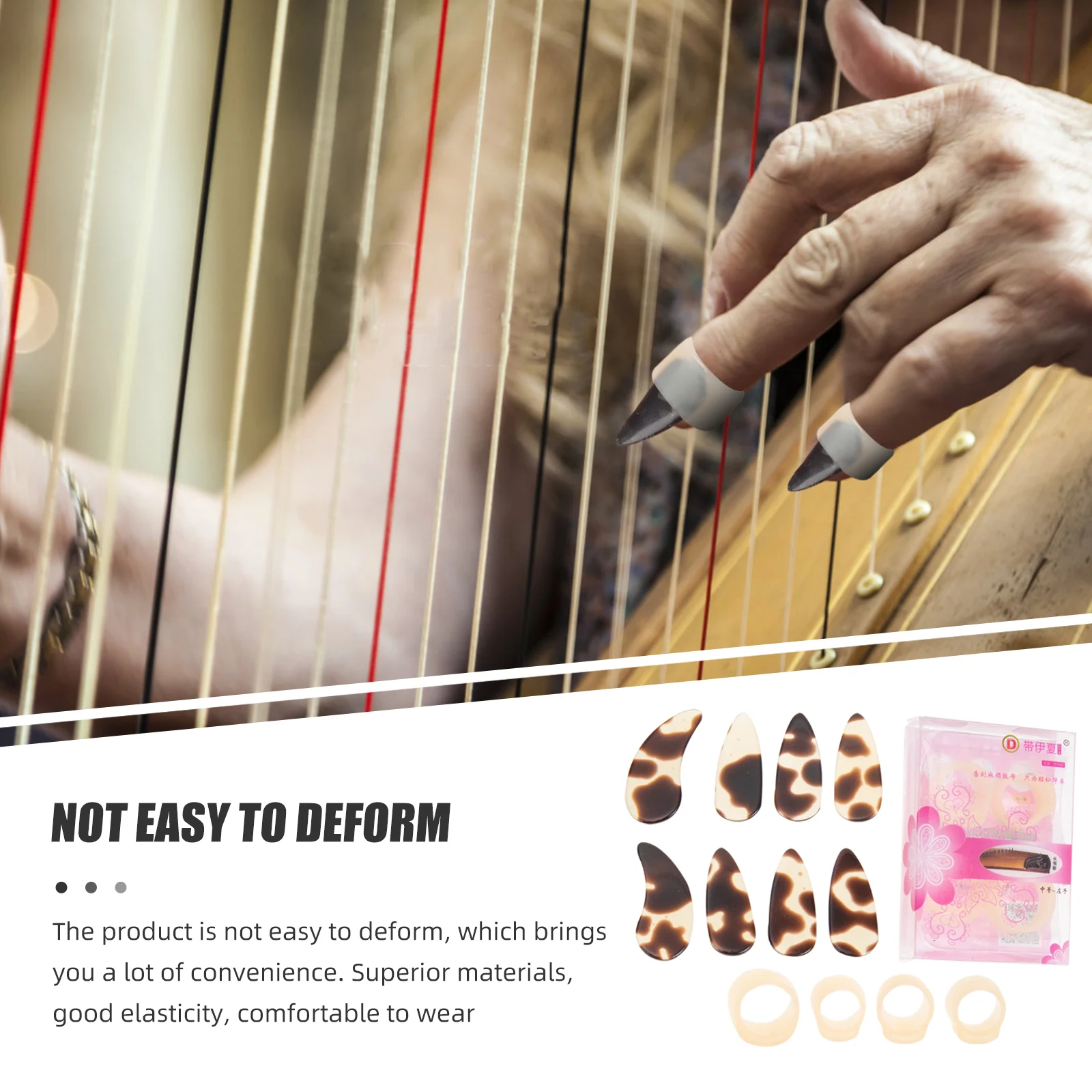 

2 Sets Nail Supplies Playing Covers Protector Accessories Thumb 180X180X120CM Protection Rings Protective Black for