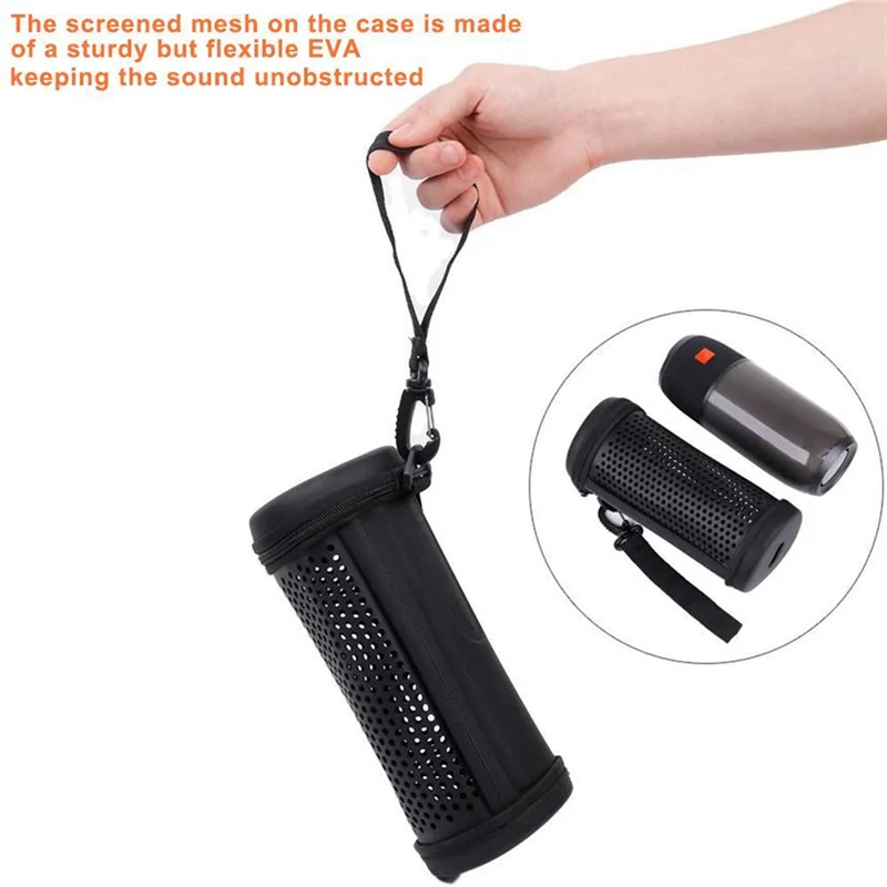 Stabile Leistung-Ausgehöhlte Mesh Schutzhülle Hard Case Tasche Für Flip4 Flip 5, Wasserdichte Bluetooth-Kompatibel Lautsprecher Acc