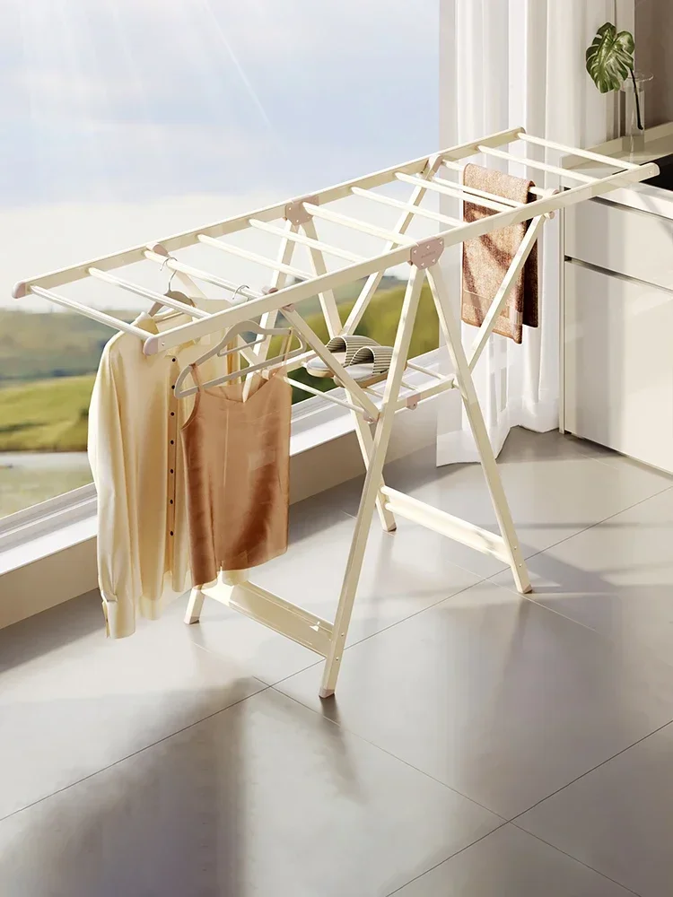 【 Expert Recommendation 】 Gemiju Clothes Hanger, Floor Folding Clothes Hanger, and Quilt Drying Tool