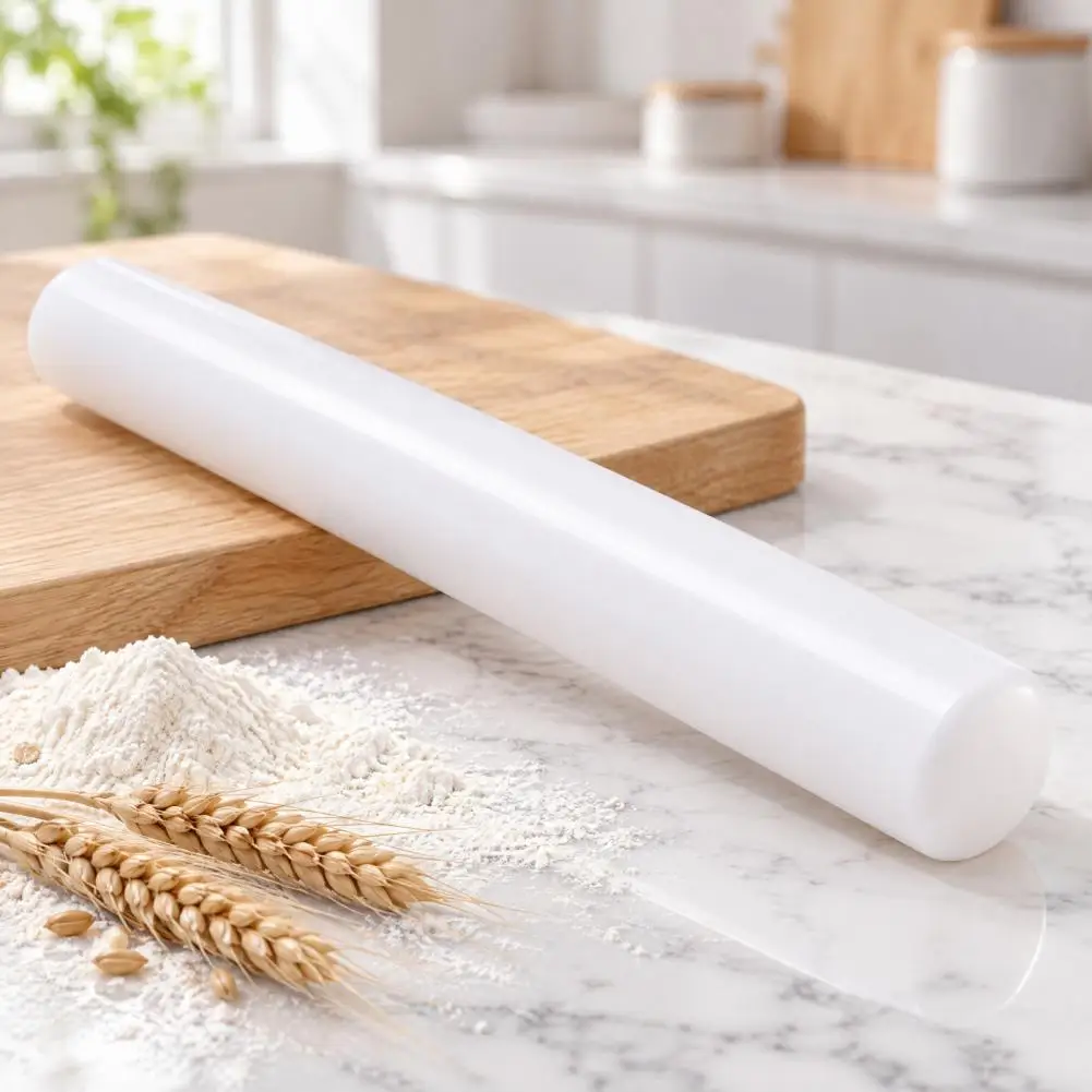 Non Absorbent Rolling Rod Food-grade Pp Rolling Pin for Dough Non-stick Pastry Roller Multi-use Fondant Dumpling Baking Tool