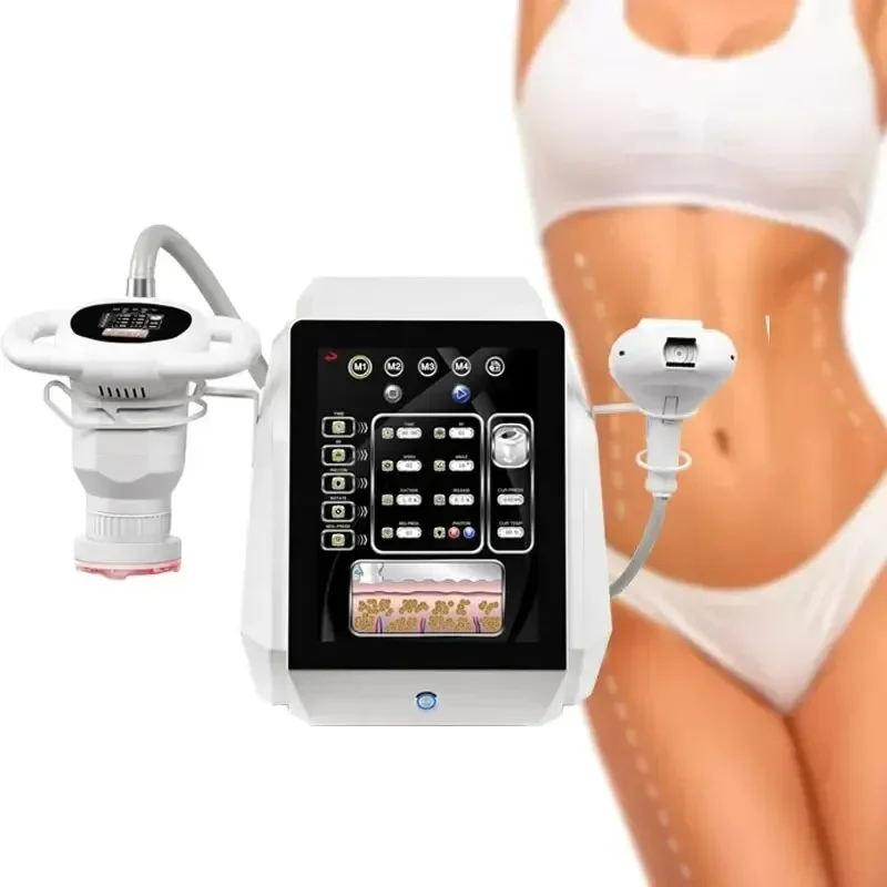 Portable Blood Circulation Facial Lift Weight Loss Body Slim Rotation RF Inner Ball Roller V-shaped Forming Machine