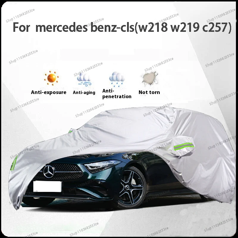 

For Mercedes Benz CLS Fit Car Cover - Waterproof, Dustproof, Sunshade (UV), Snowproof | Silve Full Cover with All-Day Protection