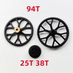 R/C Shuangma DH-9053 9050 9101 Helicopter Model Toys Upper Lower Gears A B 94T Spare Parts Accessorie