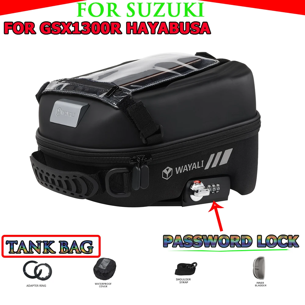 

NEW Motorcycle Dust Bag FUEL Tank Bag FOR Suzuki GSX1300R Hayabusa GSXR GSX 1300 R 1300R R1300 GSXR1300 Backpack Racing Luggage