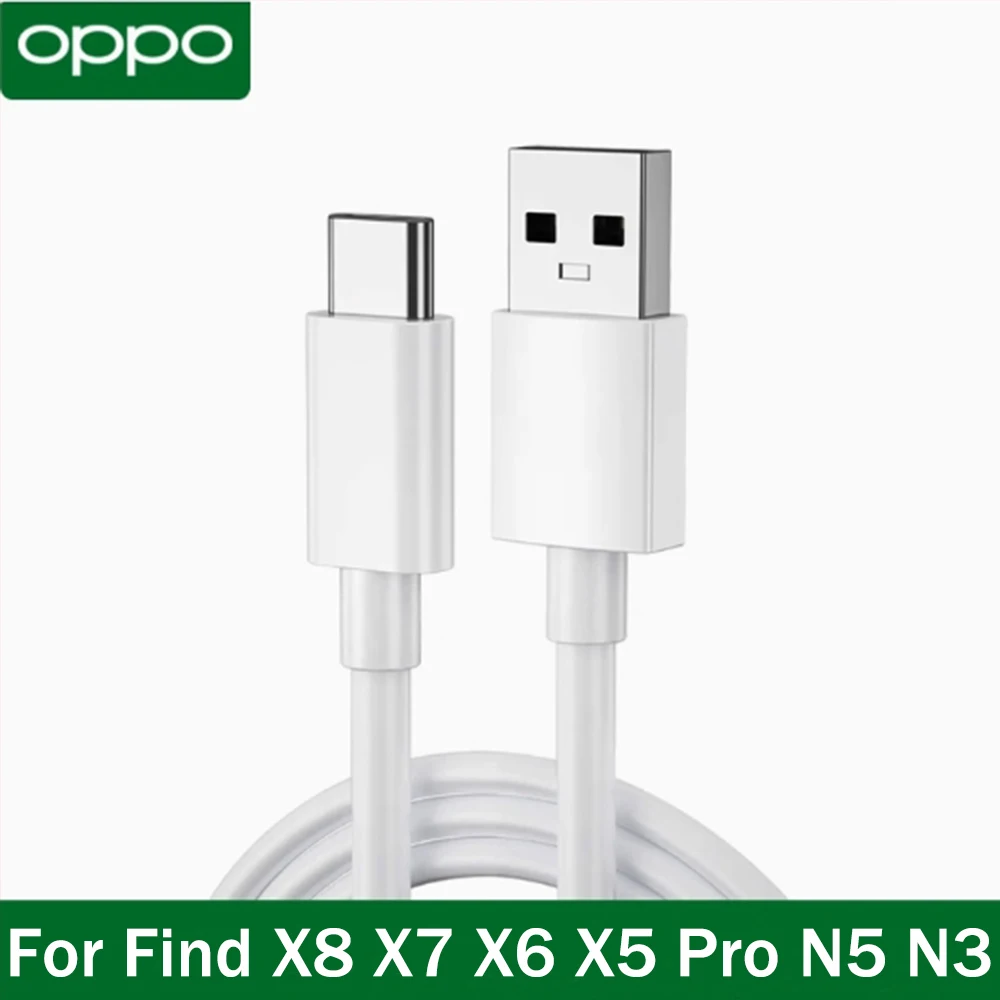 OPPO 100 واط 80 واط 65 واط 33 واط 6.5A USB C SuperVooc كابل شحن سريع ل Reno 14 13 12 11 10 9 Pro Find X6 X7 X8 X8s X9 A5 Pro N3 N5 A53 #1