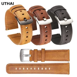 UTHAI-reloj inteligente Z85, accesorio de pulsera de 20mm, 22mm, para saat, kayıìsa, Samsung, saat, kayıìiçin, Huawei izle