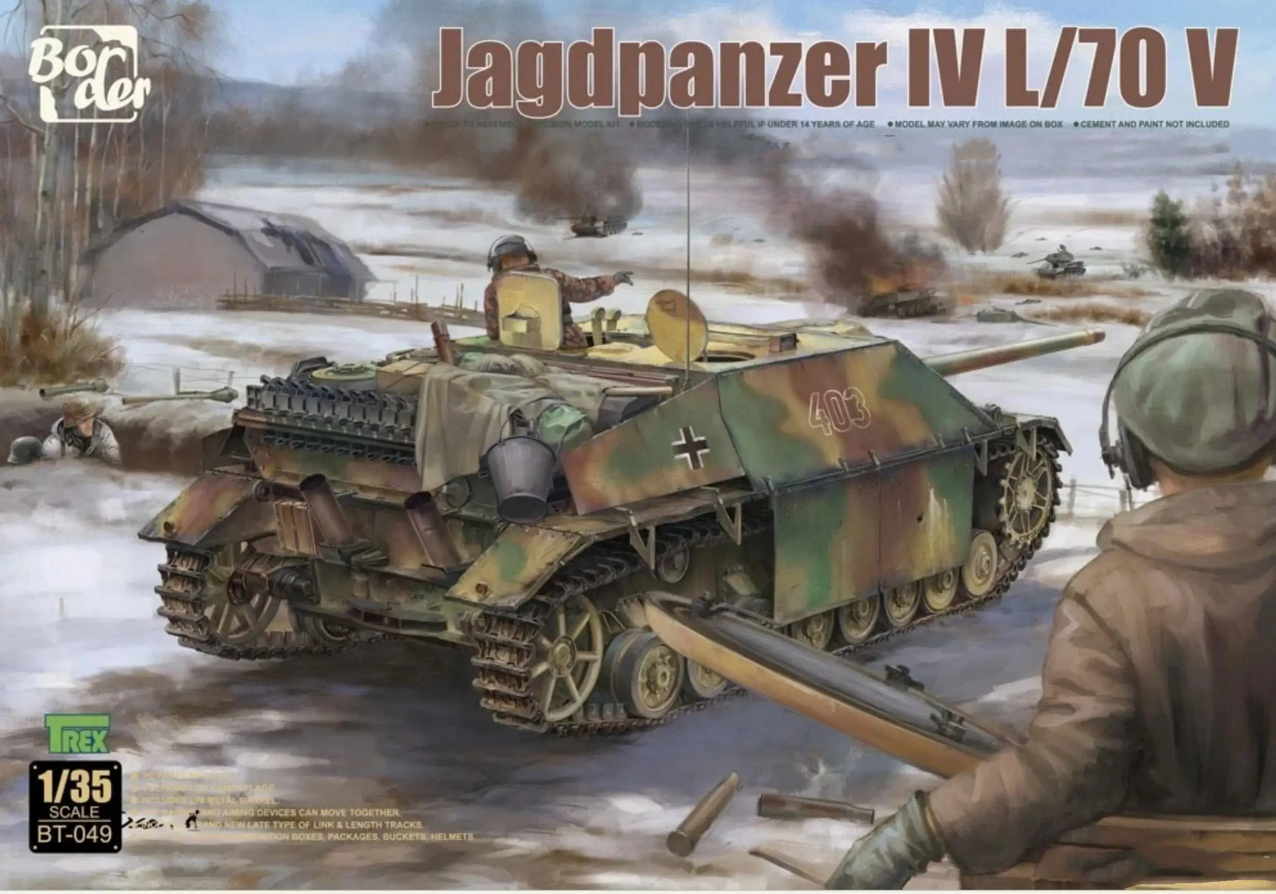 

Комплект модели Border BT-049 1/35 Jagdpanzer IV L/70 V