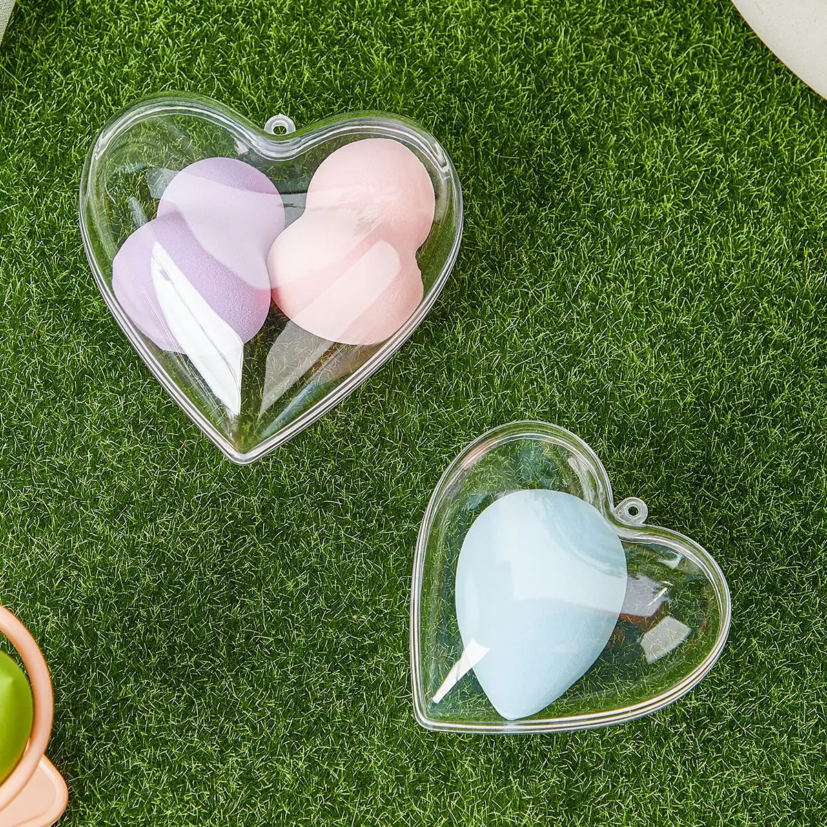 10 Stück klare Liebes-Herz-Süßigkeitsbox für Hochzeit, Geschenk, Verpackung, Geburtstag, Party, Dekoration, Babyparty, Weihnachten, befüllbare Acrylkugel