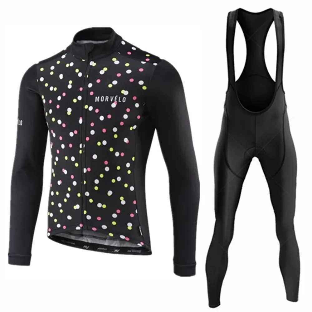 Morvelo 2026 Herbst Radsport-Trikot-Sets Langarm Fahrradbekleidung MTB Maillot Ropa Ciclismo Mountainbike-Uniform Trägerhose – Detail 8