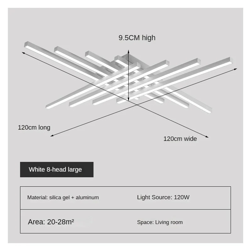 Imagem -05 - Linha Moderna Minimalista Lâmpada do Teto Led para Sala de Estar Lâmpada Estudo Criativo Atmosfera Simples Lâmpada do Quarto Principal Novo