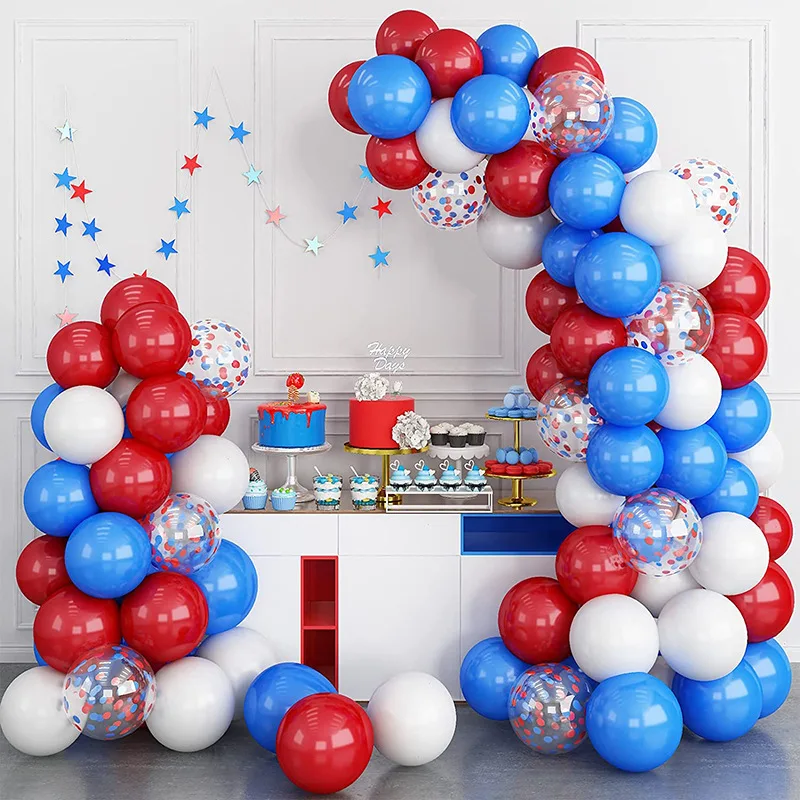 

Blue Balloon Garland Arch Kit 1st Birthday Party Decoration Kids Wedding Birthday Balloon Baby Shower Confetti Latex Baloon