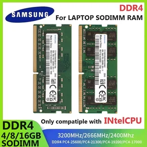 Memoria Samsung DDR4 SODIMM RAM 4GB 8GB 3200MHZ 16GB 2666MHz 2400MHz RAM MEMORIA DE LAPTOP PARA INTEL CPU PC4 2400T 2666V 3200 LAPTOP 10 mejores ventas 64 GB RAM DDR4 - №1