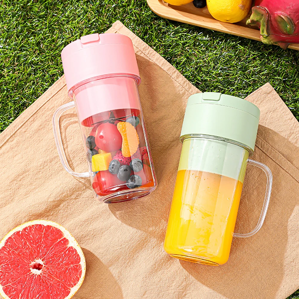 Portable Electric Juicer Juice Cup Outdoor Camping Juicer Home Kitchen Appliances Fruit Blender