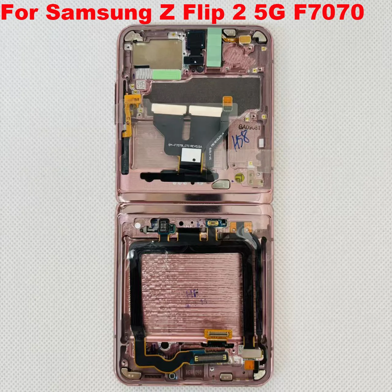 Pop AMOLED 6,7 "Original para Samsung Z Flip 1 4G LCD F700 pantalla táctil de repuesto para Samsung Z Flip 2 5G LCD F7070 Dis