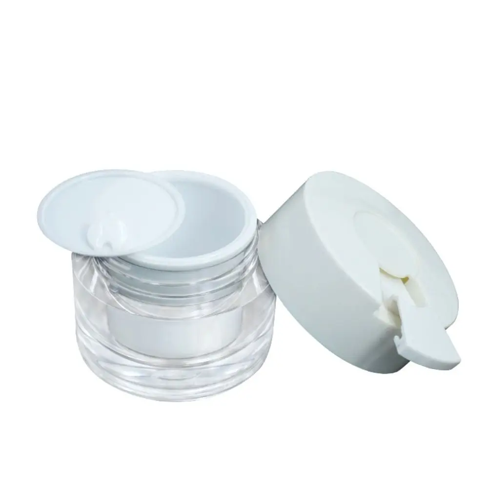 

Refillable Bottles Cosmetic Container Lip Balm with Hidden Spoon Cans Lotion Vials Cosmetic Jars Sample Pots Face Cream Bottles