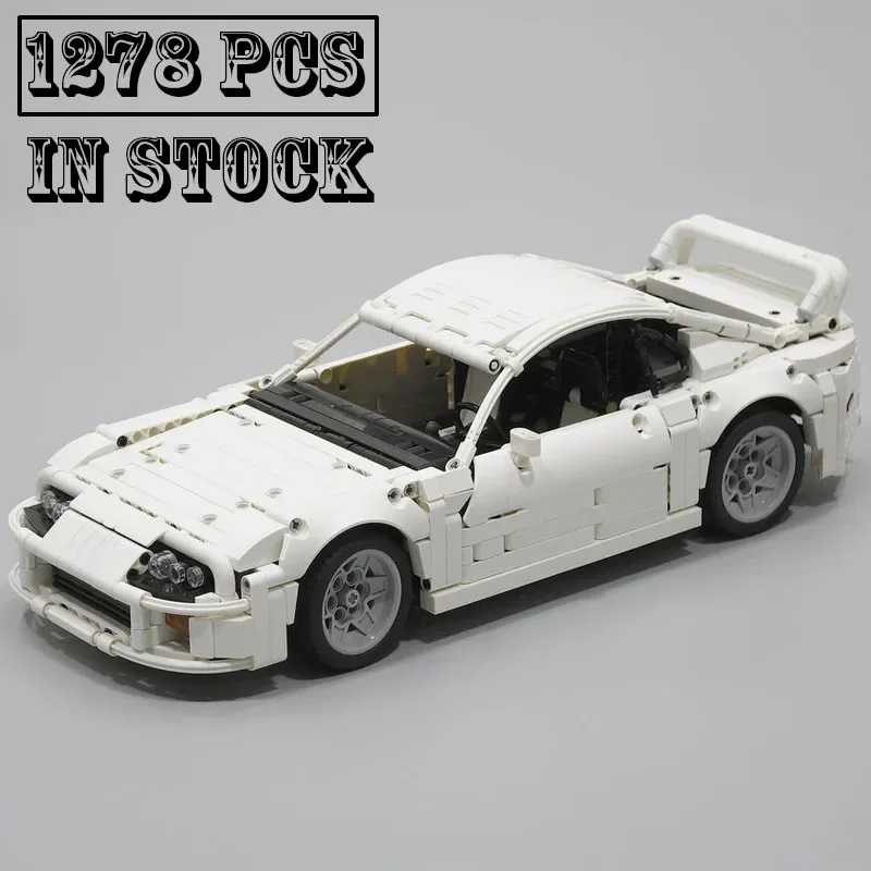 

НОВЫЙ MOC-209553 Supra MK4 масштаб 1:12 технология строительный блок гиперкар супер гоночный автомобиль сборка игрушки модель подарки на день рождения для мальчиков