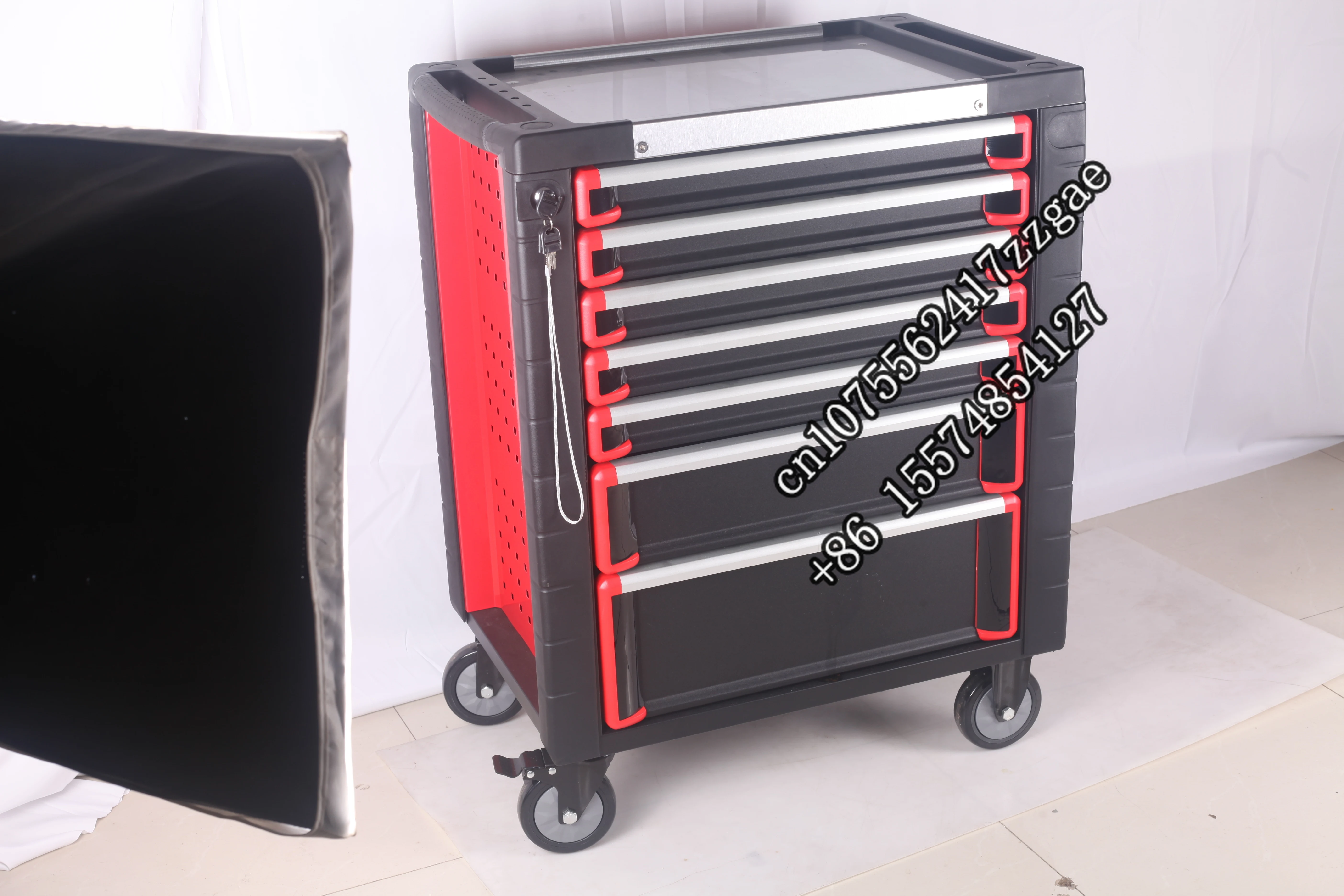 Hot Selling Auto Maintenance Machine Repair Kit 7 Drawer Tool Cart