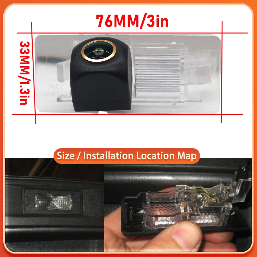 For Porsche Panamera 970 2010 2011 2014 2015 HD Car Parking Rear View Camera Night Vision Back up Reverse Fisheye Lens Camera