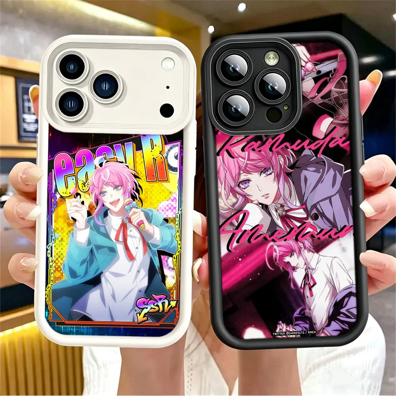 Funda para Teléfono con Diseño de Anime Hypnosis Mic Ramuda Amemura para iPhone 17 Air 16E 17E 16 Pro Max 15 14 Plus 13 Pro 12 Mini 11