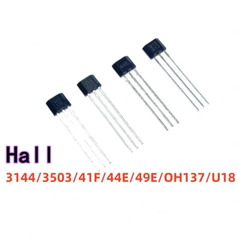10PCS 3144/3503/41F/44E/49E/OH137/413/U18 Hall Effect Sensor Hall Sensor Magnetic sensor Hall effect switch