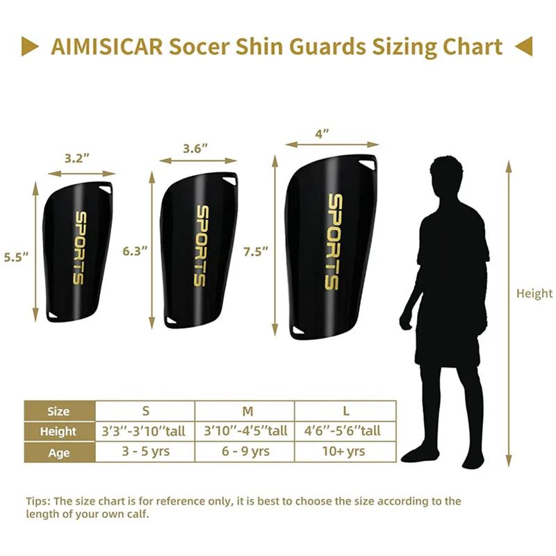 Sport Soccer Football Shin Guard Socks Pads EVA Cushion Protection Reduce Shocks and Injuries for Kid Youth Boys Girls