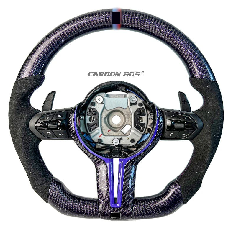 Carbon fiber upgraded steering wheel suitable for BMW 3 Series F30 F31 F32 F33 F34 F36 F22 F23 M2 M3 M4 M5