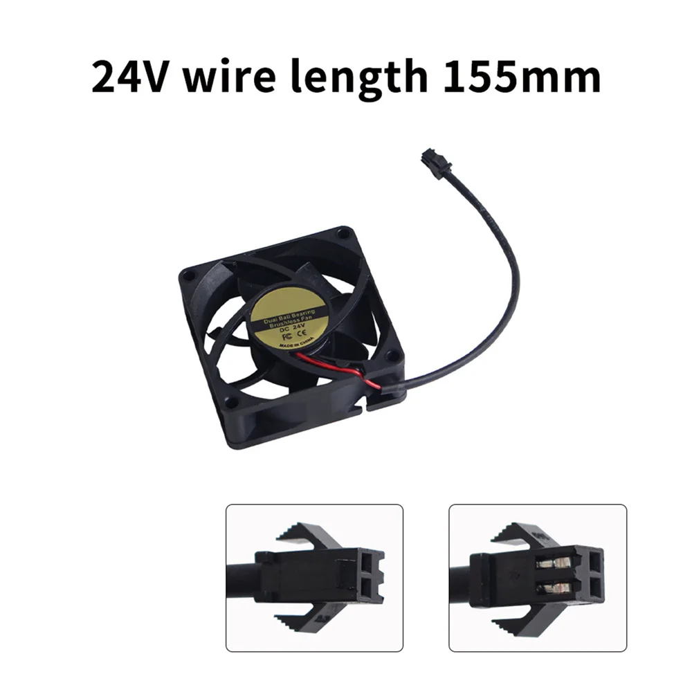 For SV07 7025 Dual Ball Assisted Printing Cooling Fan Replacement for Sovol SV07 Double Ball Cooling Fan 24V 3D Printer Parts