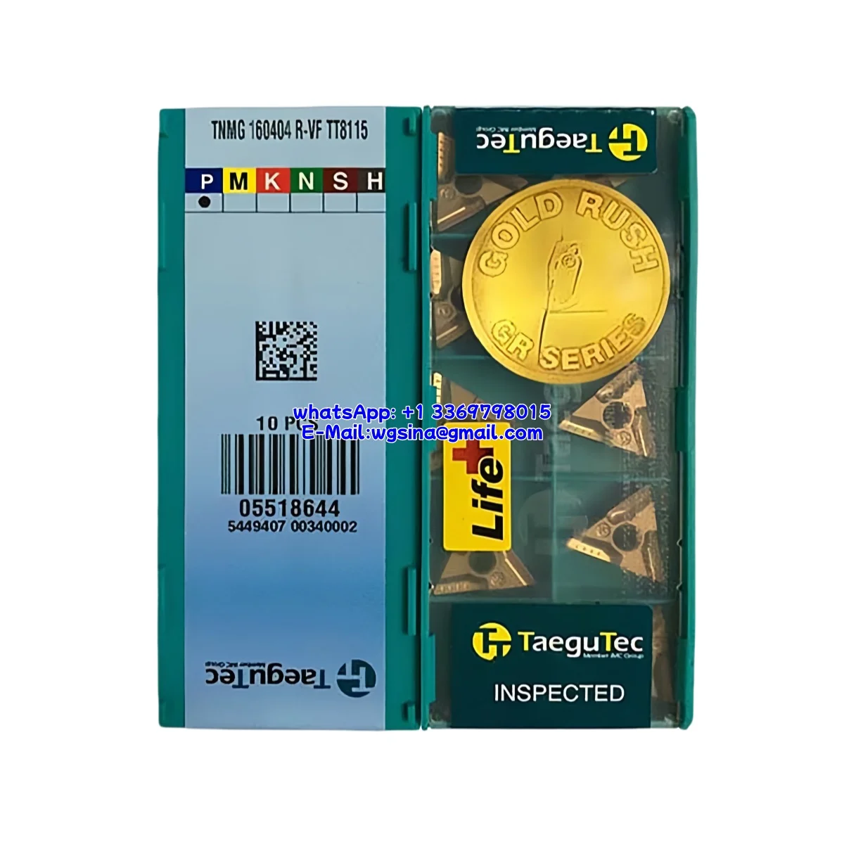 

100% Original TNMG1604 08 -PCTT8115B Groove Insert