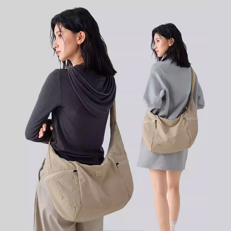 

FOUVOR Sling Bag 2025 New Women Lightweight Shoulder Strap Sport Crossbody Pack Expansive Travel Dumpling Shoulder Bags 3071-17