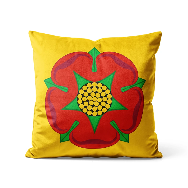Gaslight Gatekeep Girlboss Lancashire Day England Throw Pillow Covers Cushion Cases Pillowcases for Sofa 45cm x 45cm